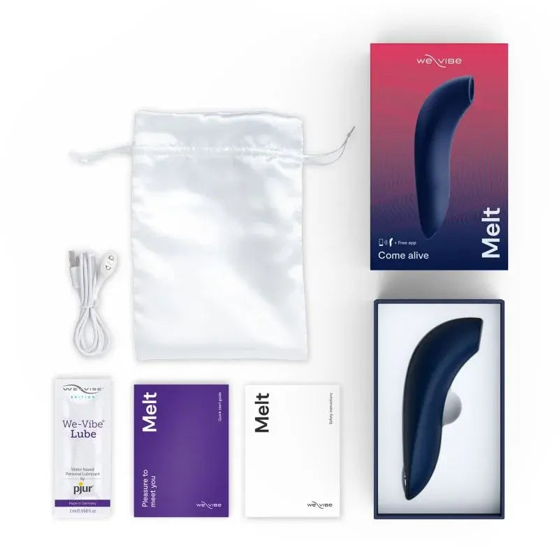 We-Vibe Melt Suction Vibrator Blue  Suction Vibrators