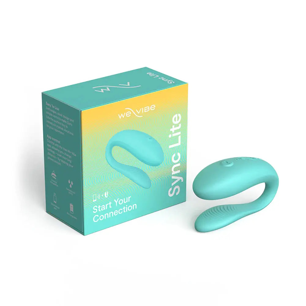 We-Vibe Sync Lite - Bluetooth Sex Toy for Couples Aqua  Couples Sex Toy