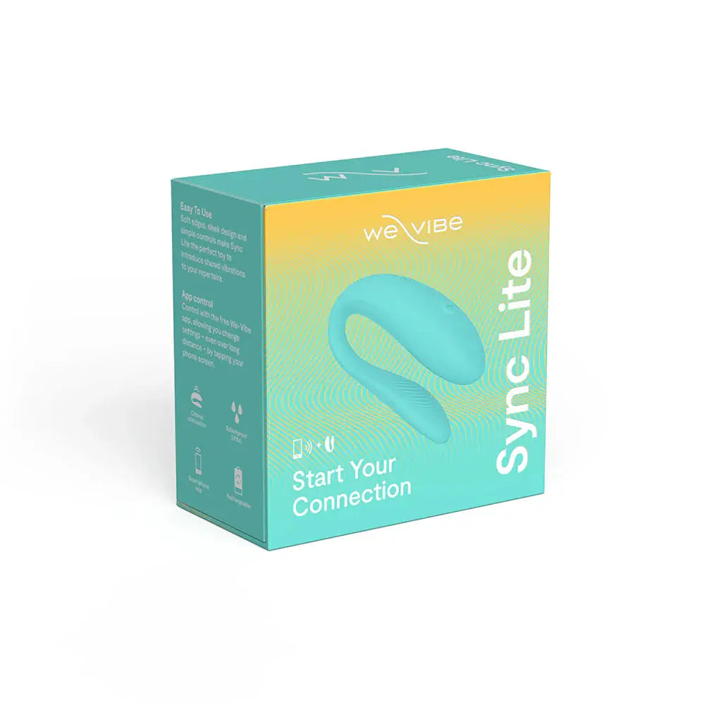 We-Vibe Sync Lite - Bluetooth Sex Toy for Couples Aqua  Couples Sex Toy