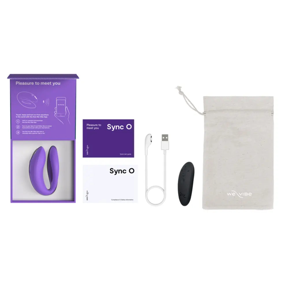 We-Vibe Sync O Sex Toy for Couples Purple  Vibrators