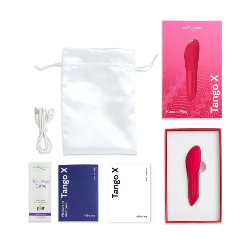 We-Vibe Tango X Bullet Vibrator Cherry Red  Bullet Vibrators