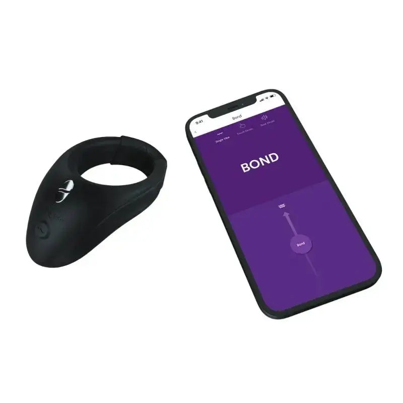 We-Vibe Tease Us Special Edition Wearable Stimulation Ring Set (Bond and Bond) Black  Vibrating Cock Ring