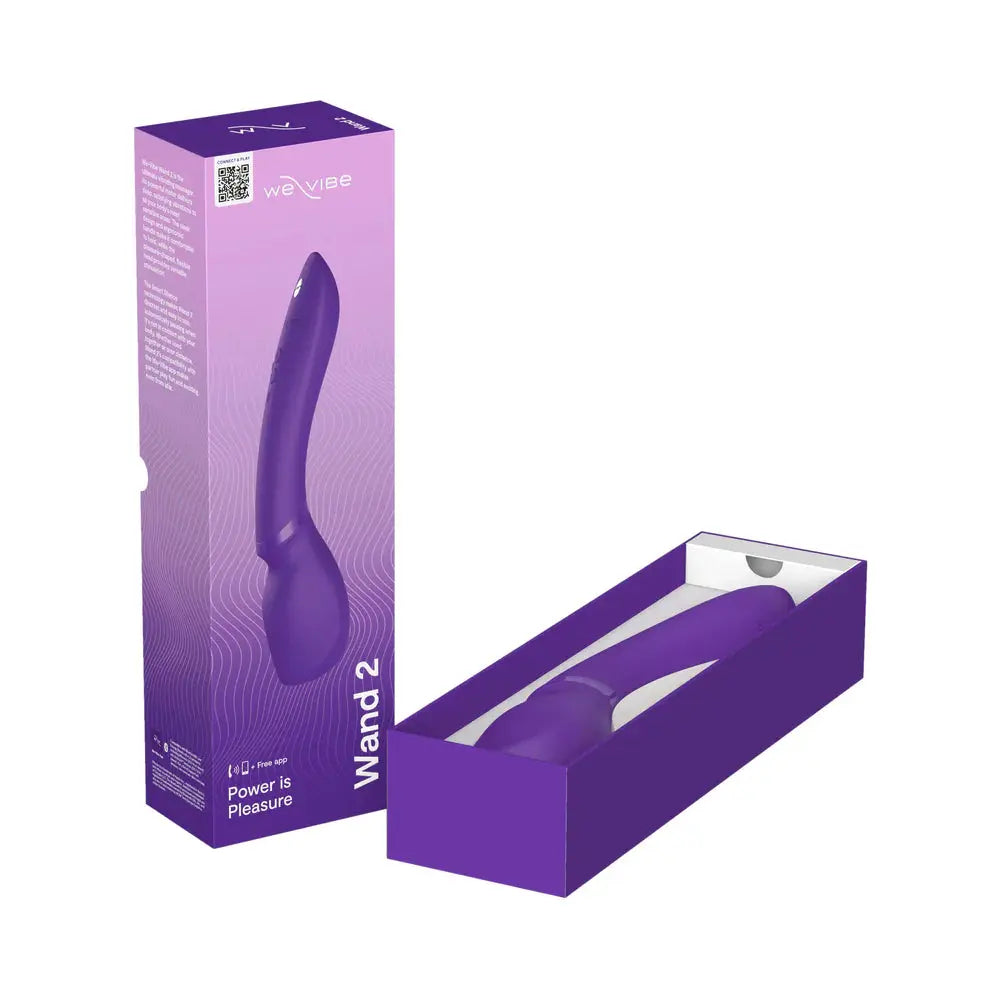 We-Vibe Wand 2 Purple Magic Wand Vibrator Wand Massager  Wand Vibrator