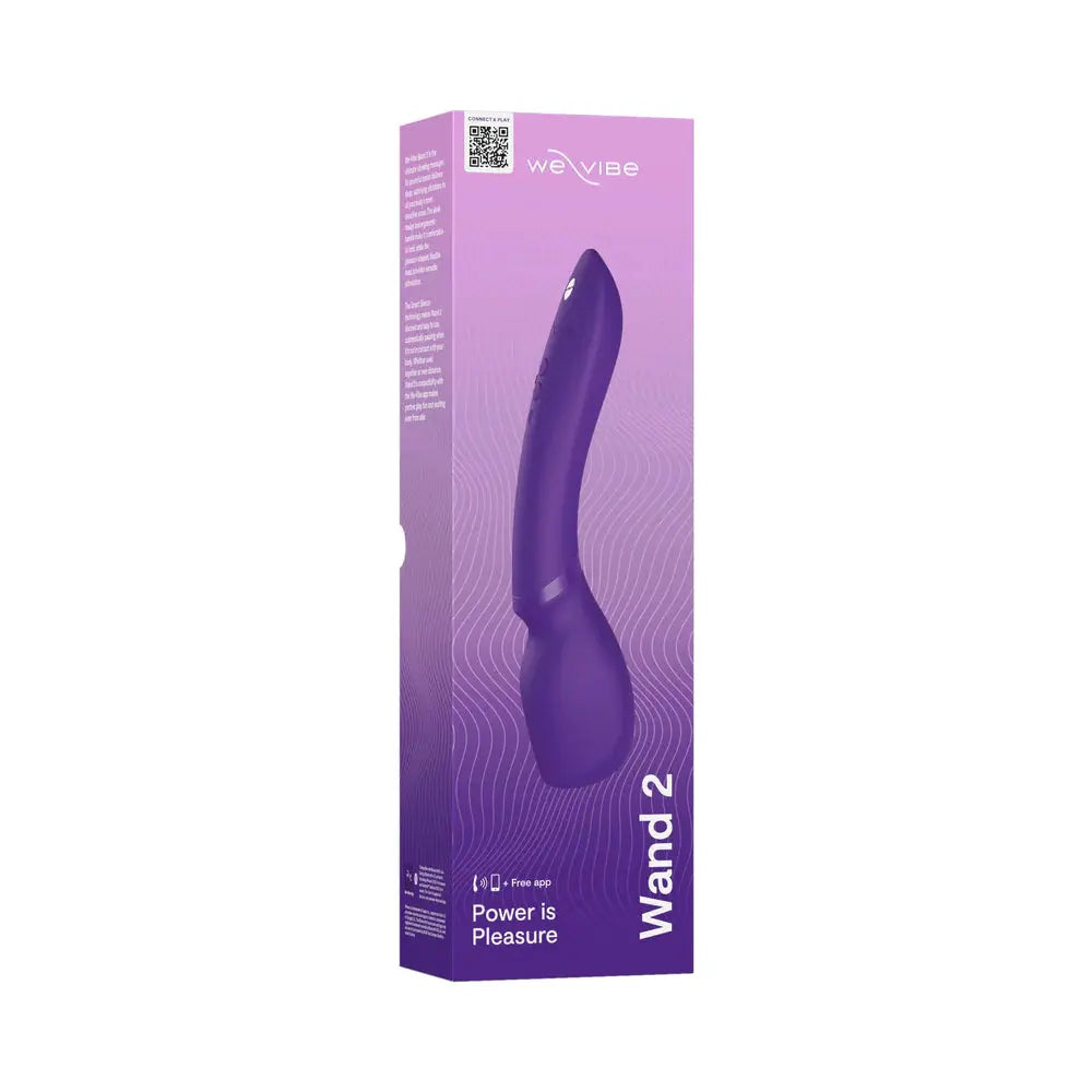 We-Vibe Wand 2 Purple Magic Wand Vibrator Wand Massager  Wand Vibrator
