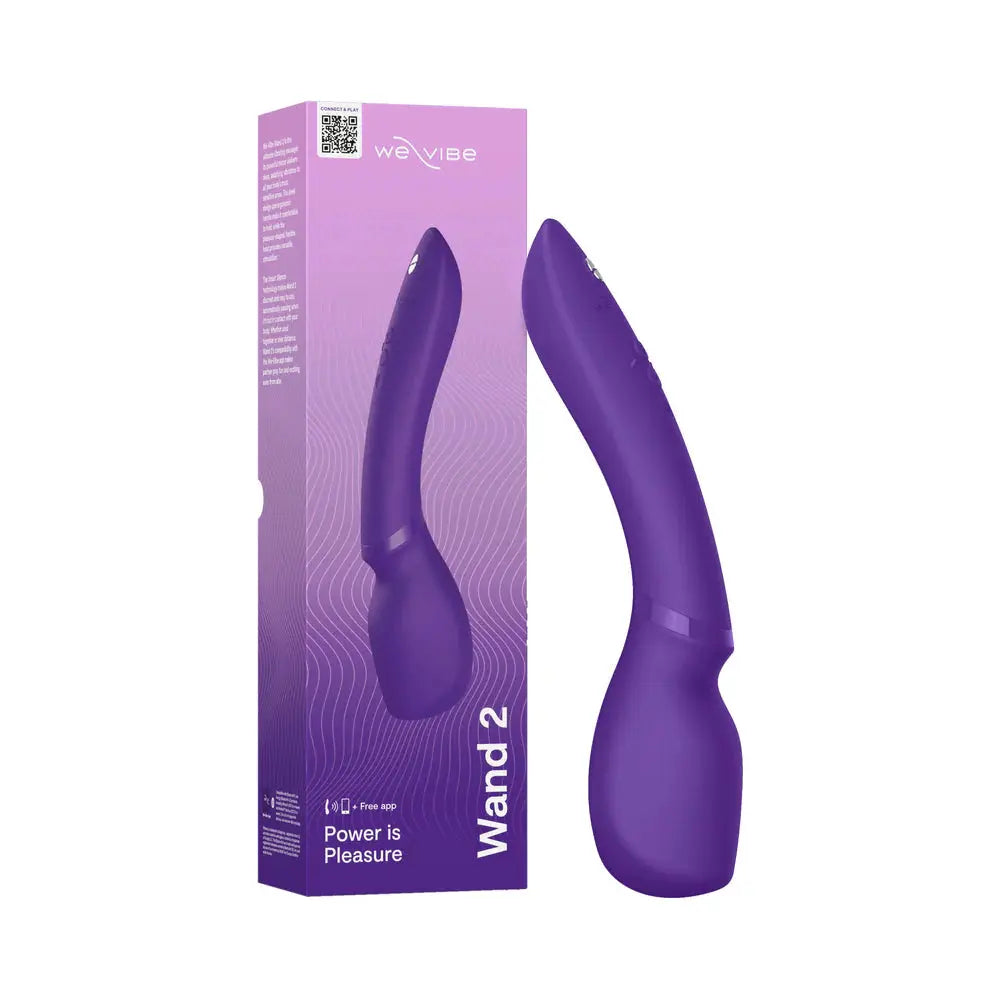 We-Vibe Wand 2 Purple Magic Wand Vibrator Wand Massager  Wand Vibrator