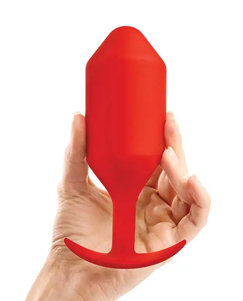 Weighted Butt Plug SNUG PLUG 6 | RED Advanced Butt Plug Sex Toy  Anal