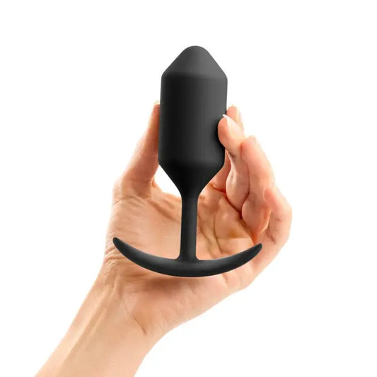 Weighted Butt Plug Sex Toy SNUG PLUG 3 | BLACK  Anal