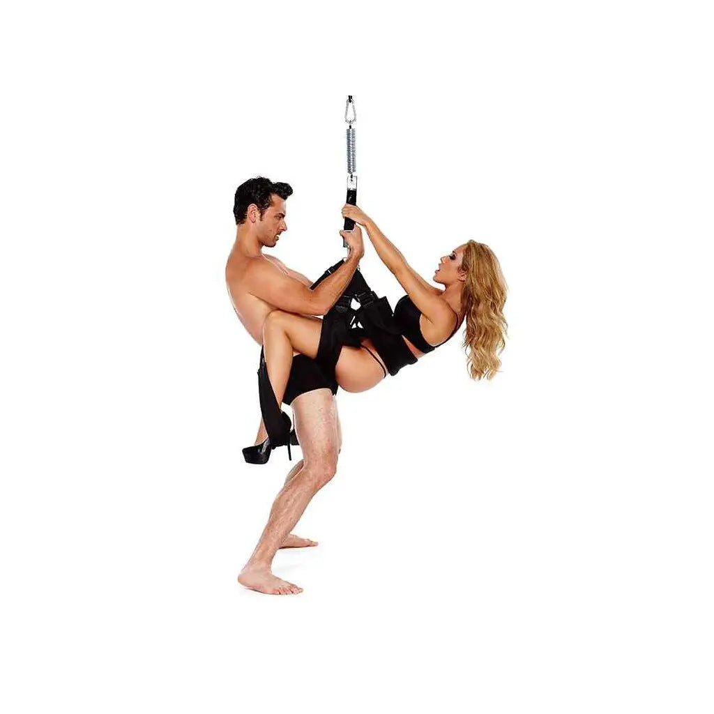 WhipSmart Pleasure Swing - Sex Swing Black  Furniture