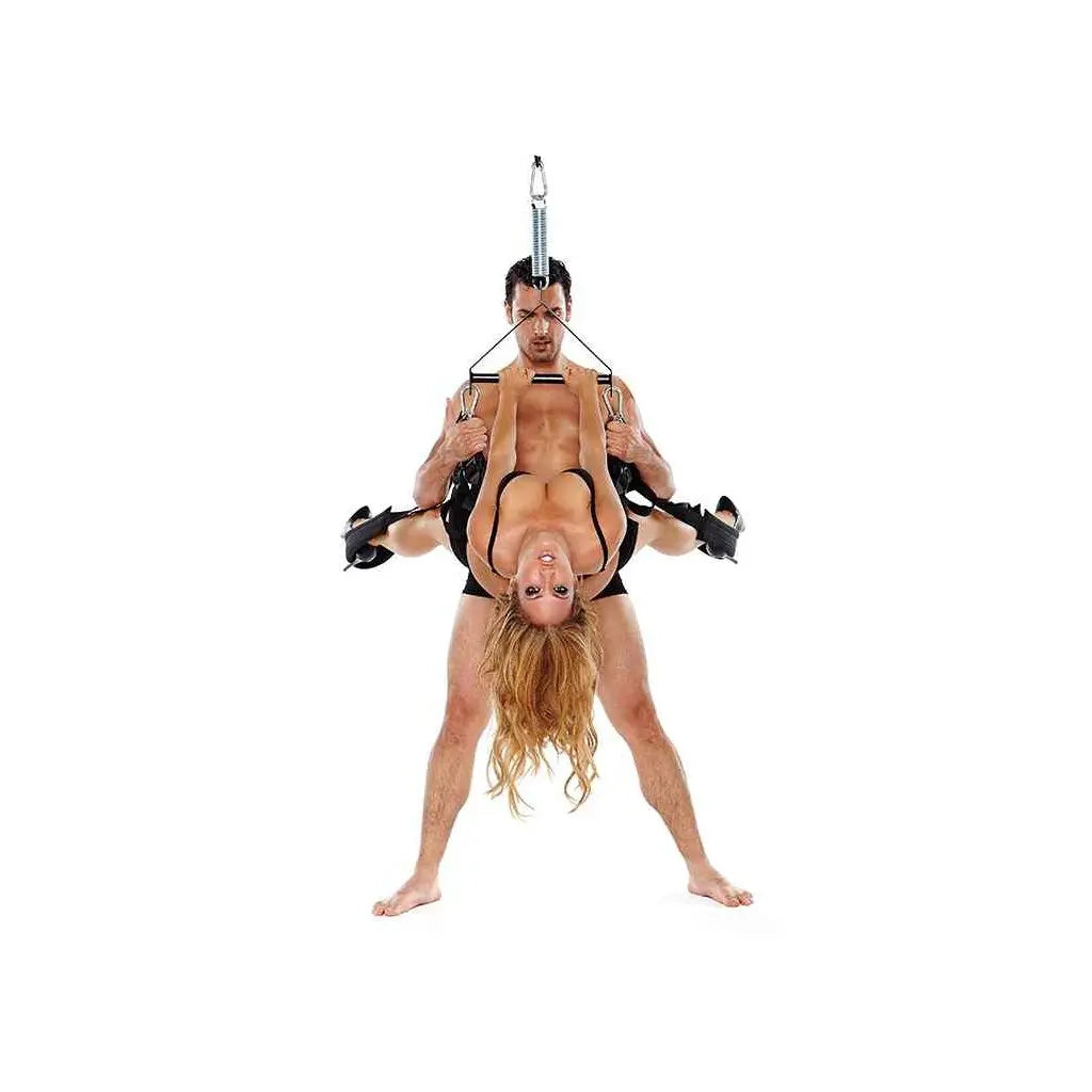 WhipSmart Pleasure Swing - Sex Swing Black  Furniture