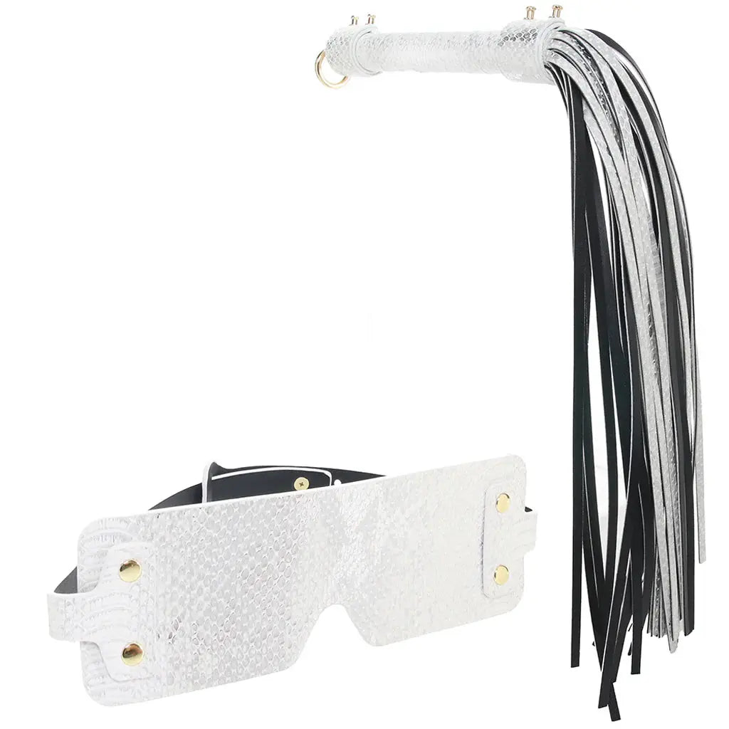 White BDSM Set Florence Collection Bondage Kit with Bag  Bondage Kits