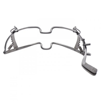 Whitehead Ratchet Mouth Gag - Steel BDSM Gag  Ring Gag