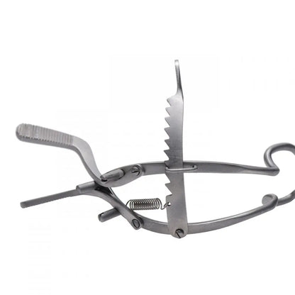 Whitehead Ratchet Mouth Gag - Steel BDSM Gag  Ring Gag