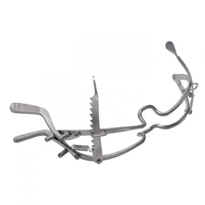 Whitehead Ratchet Mouth Gag - Steel BDSM Gag  Ring Gag