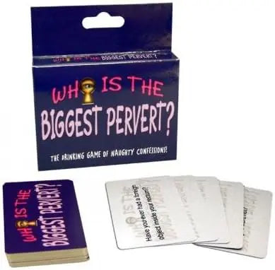 Who's The Biggest Pervert Card Game  Games - Drinking