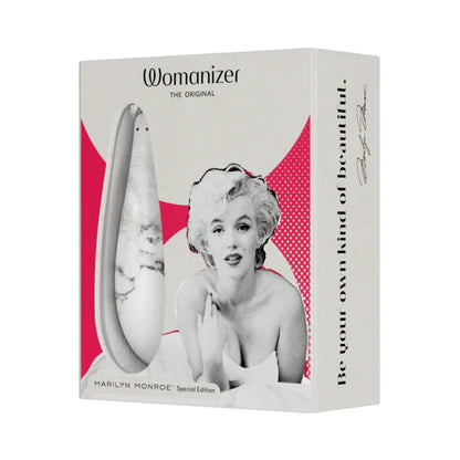 Womanizer Classic 2 Vibrator- Marilyn Monroe Special Edition - White Marble  Vibrators