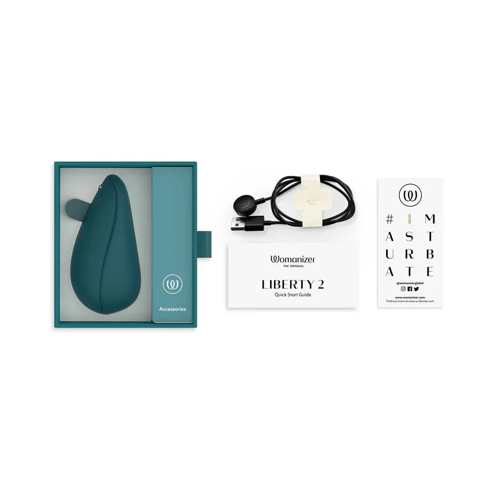 Womanizer Liberty 2 Vibrator Sex Toy for Women - Dark Petrol  Vibrators