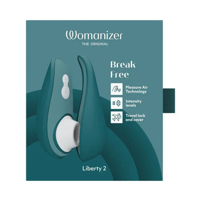 Womanizer Liberty 2 Vibrator Sex Toy for Women - Dark Petrol  Vibrators
