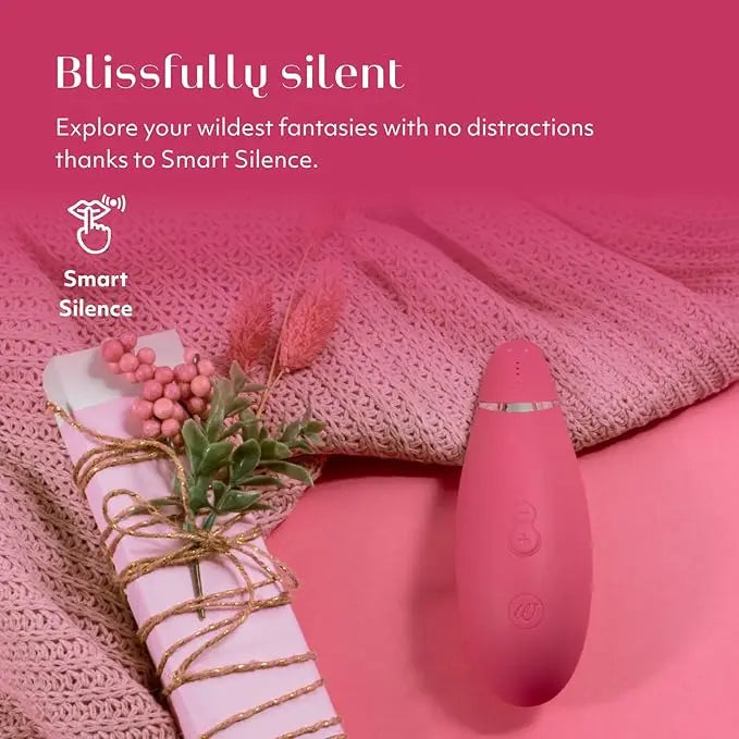 Womanizer Premium 2 Clit Suction Vibrator Sex Toy - Raspberry  Suction Vibrators