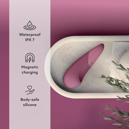 Womanizer Vibe Clit Vibrator Sex Toy for Women -  Pink  Clitoral Stimulators