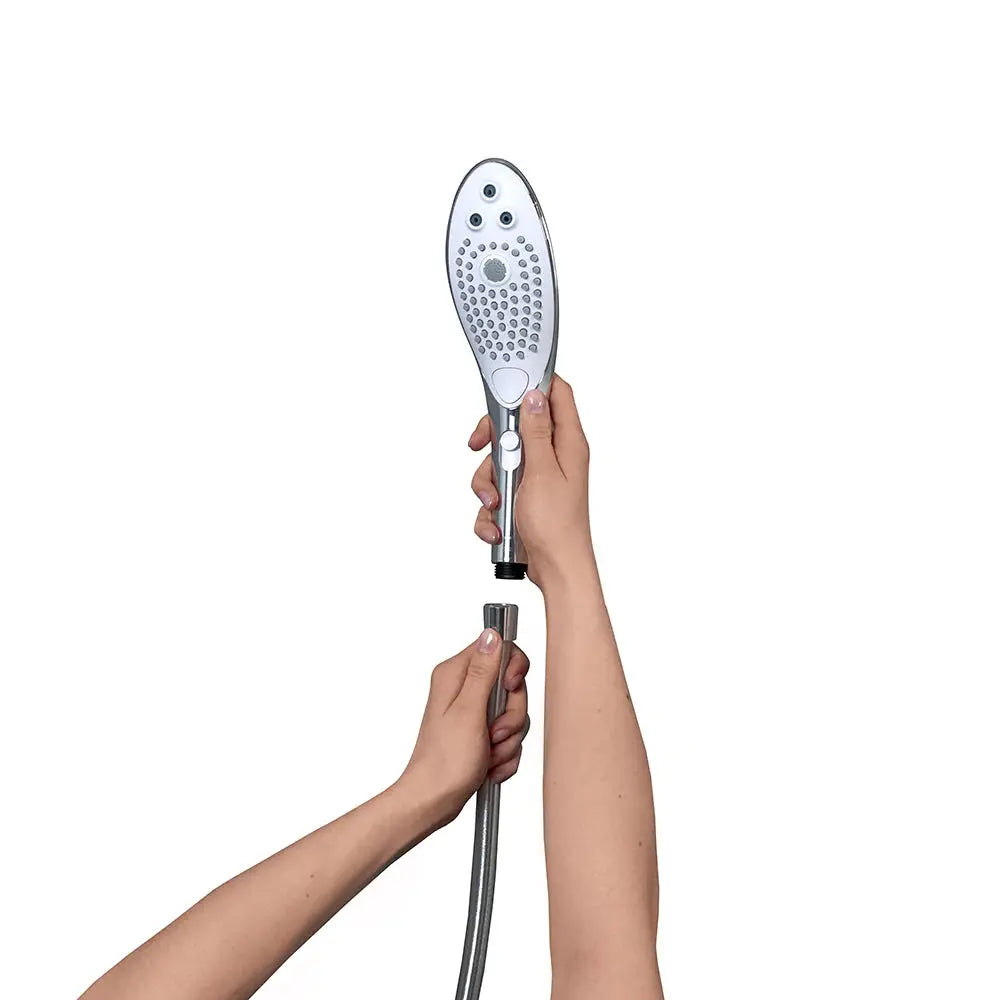 Womanizer Wave Shower Head Personal Massager - Shower Masturbator Chrome  Clitoral Stimulators