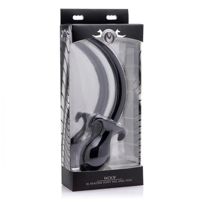 Woof XL Silicone Puppy Tail Butt Plug  BDSM Pet Play Anal Plug