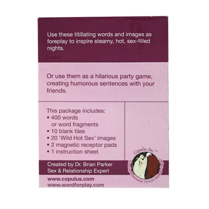 Word for Play - Wild Hot Sex  Accessories / Miscellaneous