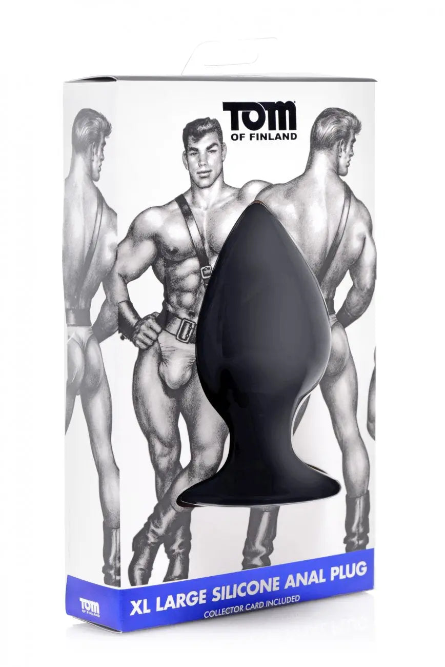 XL Silicone Butt Plug - Large Anal Plug Sex Toy - Tom of Finland  Anal Plug Sex Toy