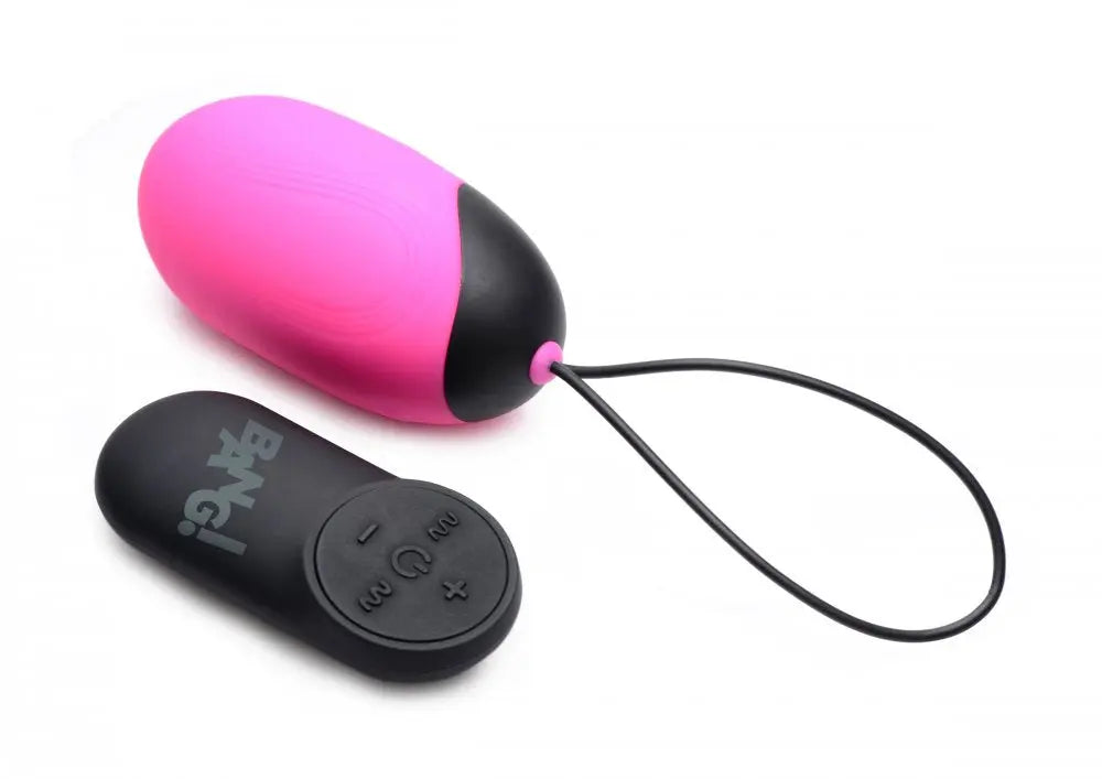 XL Silicone Vibrating Egg Vibrator Sex Toy - Pink  Bullet Vibrators
