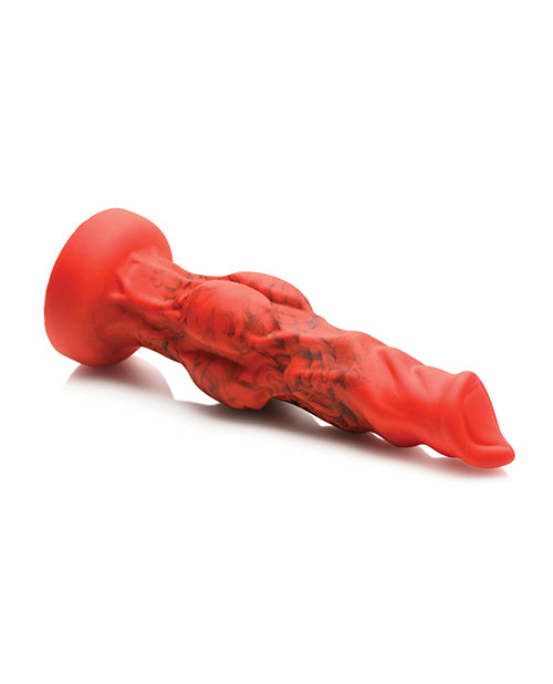 Fire Hound Dildo - Small Silicone Hell Hound Canine Sex Toy Devil Dildo