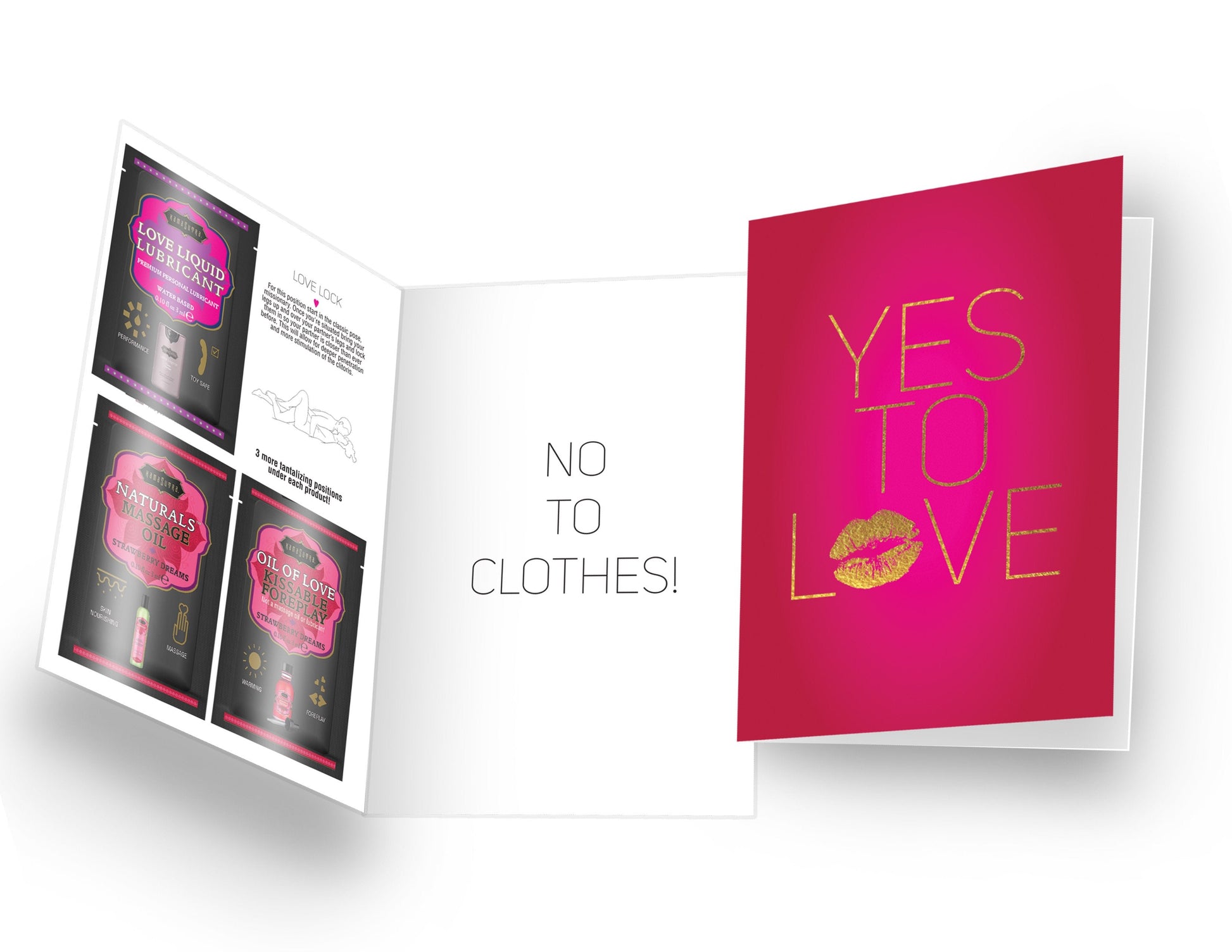 Naughty Notes Yes To Love...No To Clothes! 