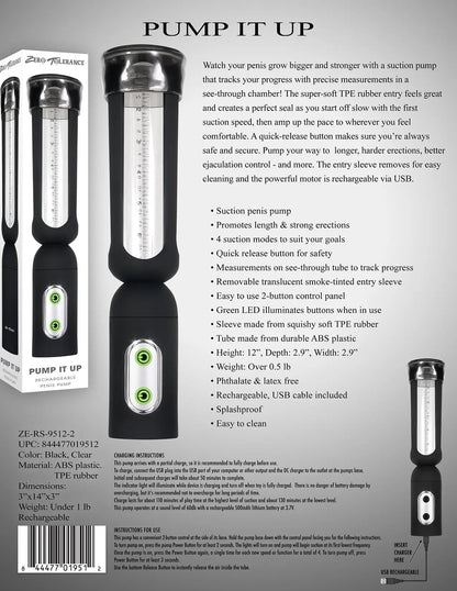 PUMP IT UP BLACK/CLEAR 