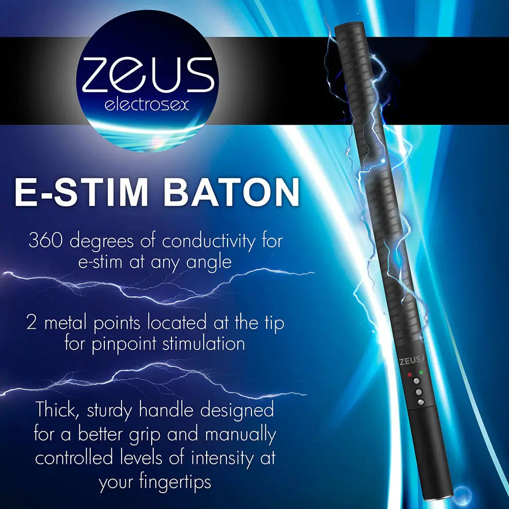 Zeus Electrosex E-Stim Baton Electrostimulation Impact Play  Electro
