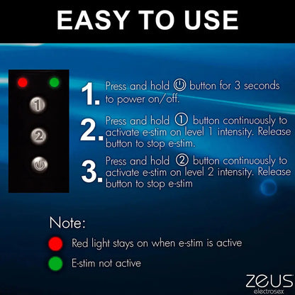 Zeus Electrosex E-Stim Baton Electrostimulation Impact Play  Electro