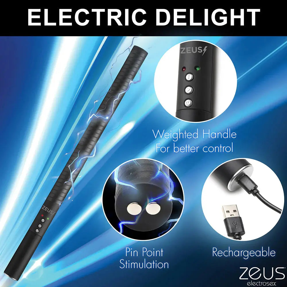 Zeus Electrosex E-Stim Baton Electrostimulation Impact Play  Electro