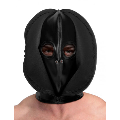 Zip Front Bondage Hood  Bondage Hood