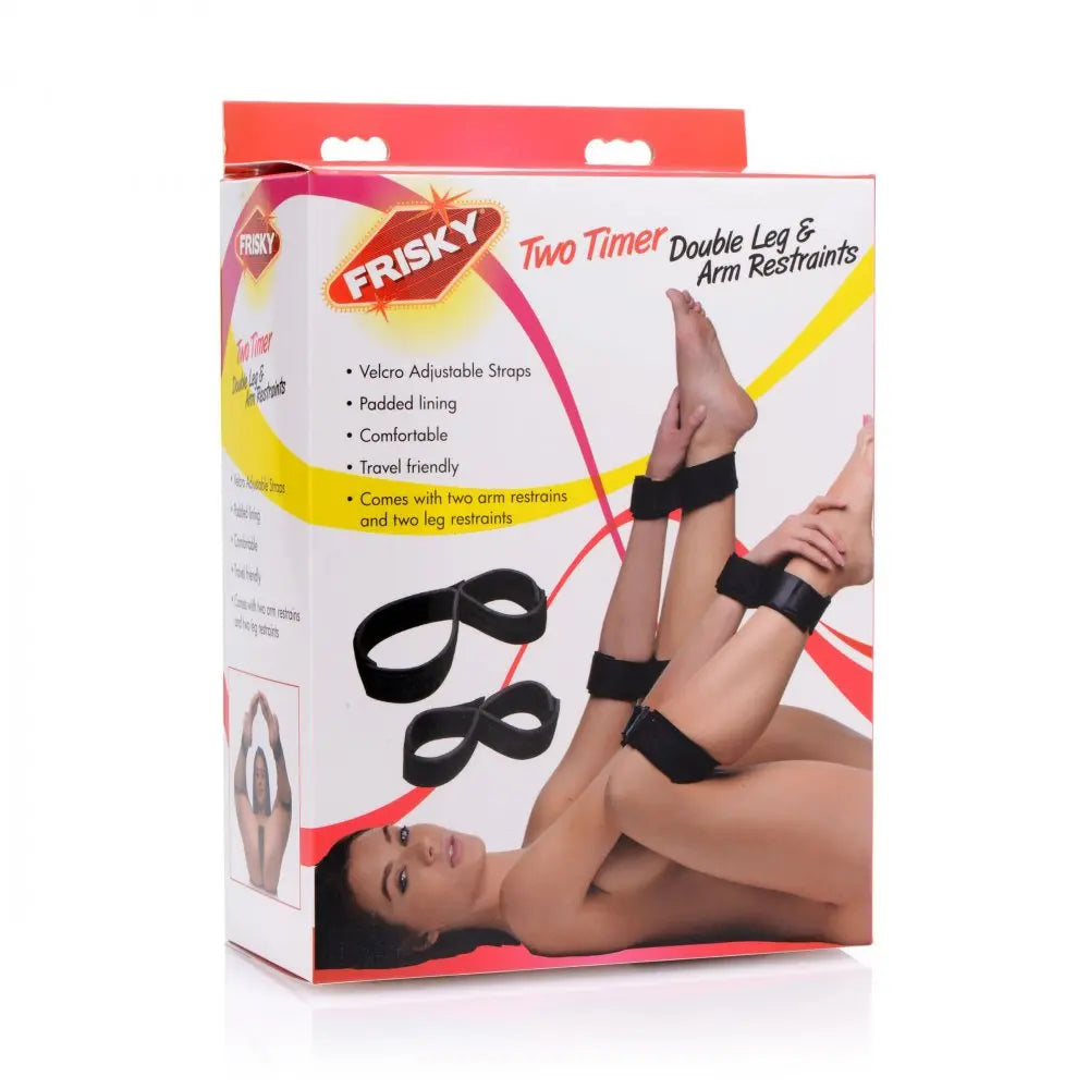 Two Timer Double Leg and Arm Restraints - Bound By Desire