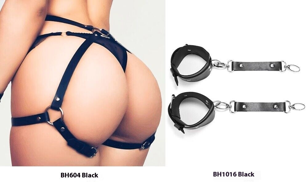 Waist Belt Female Handcuffs Suit Bondage 