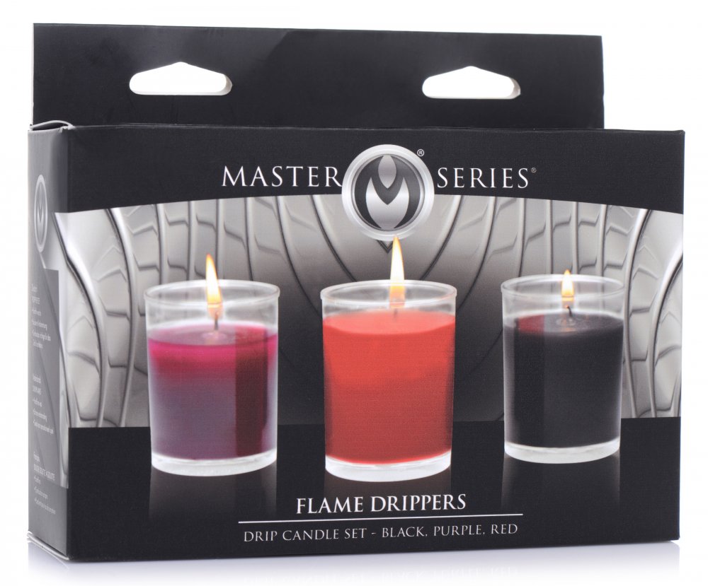 Flame Drippers Candle Set Designed for Wax Play - Bound By Desire