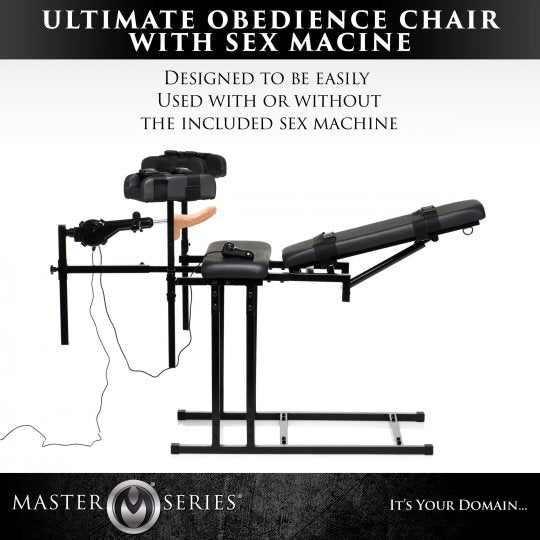 Ultimate Obedience Chair with Sex Machine - Bound By Desire