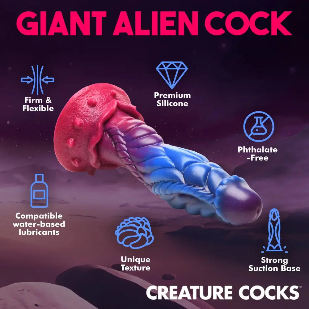 Intruder Alien Silicone Dildo  Silicone Toys