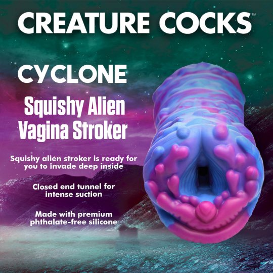 alien stroker, fake alien pussy, alien vagina