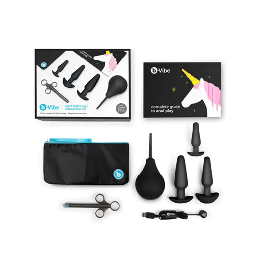 b-Vibe 7-Piece Anal Training & Education Set Black  Anal - Kits