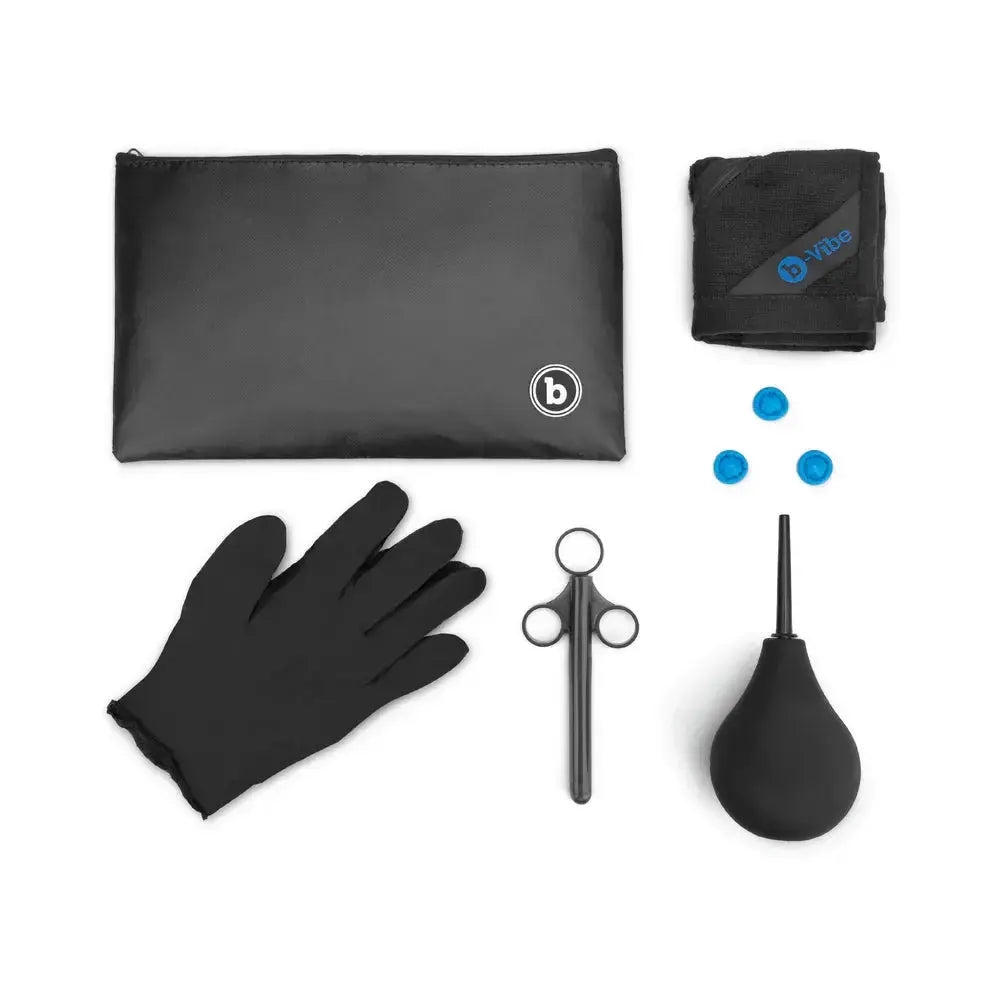 b-Vibe Anal Massage & Education Set Blue  Anal - Kits