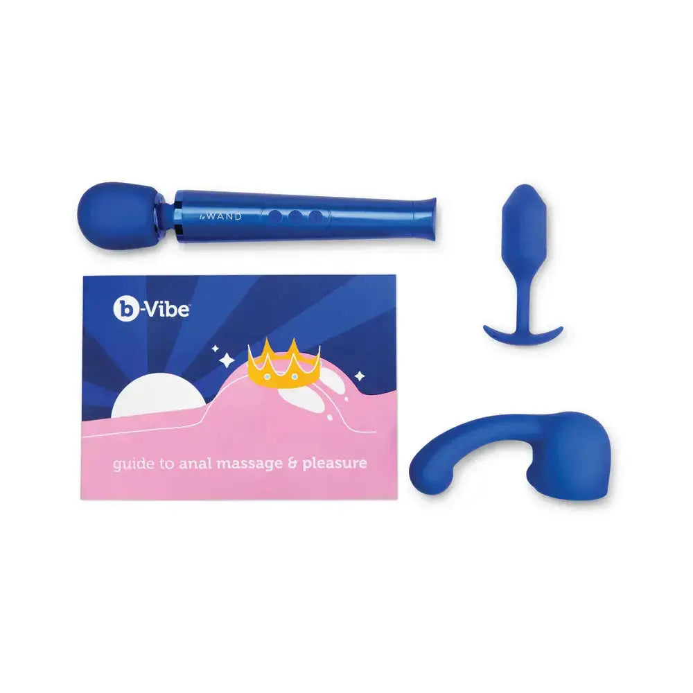 b-Vibe Anal Massage & Education Set Blue  Anal - Kits