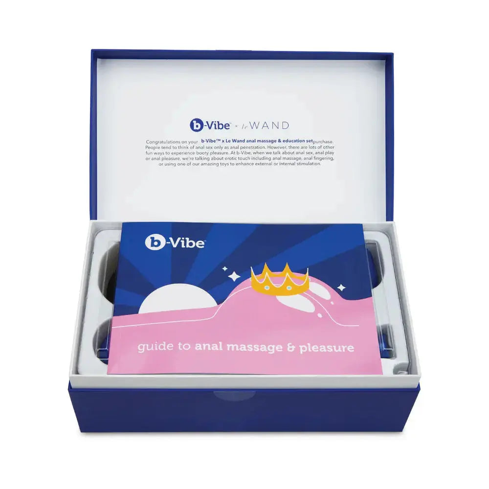 b-Vibe Anal Massage & Education Set Blue  Anal - Kits