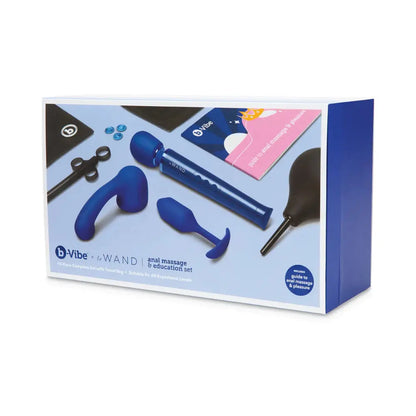 b-Vibe Anal Massage & Education Set Blue  Anal - Kits