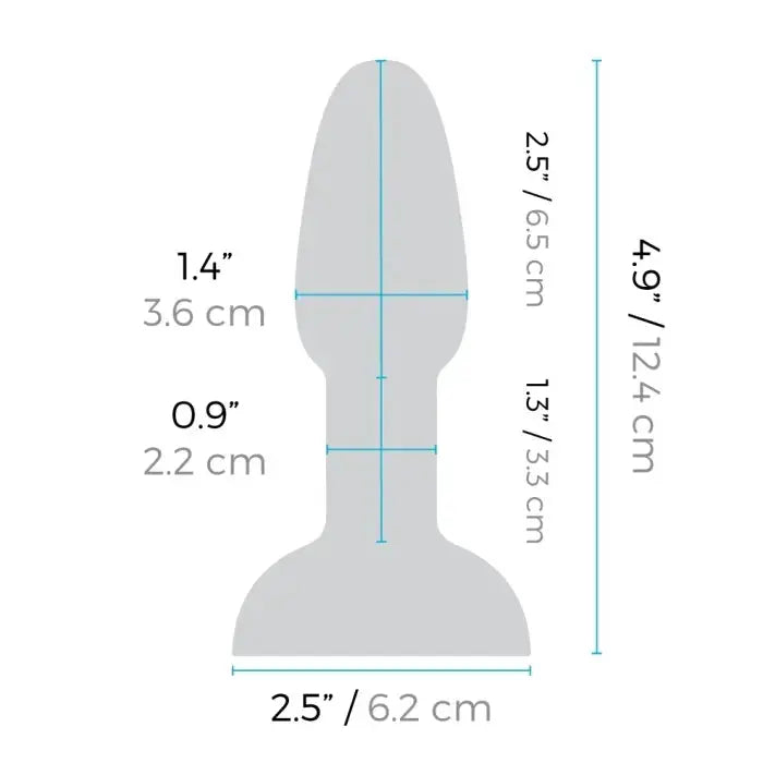 b-Vibe Petite Rimming Butt Plug Vibrating Anal Plug  Vibrating Anal Sex Toy