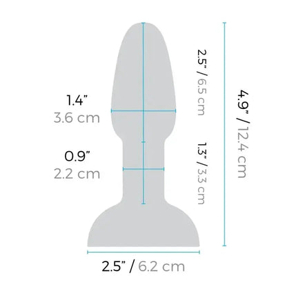 b-Vibe Petite Rimming Butt Plug Vibrating Anal Plug  Vibrating Anal Sex Toy