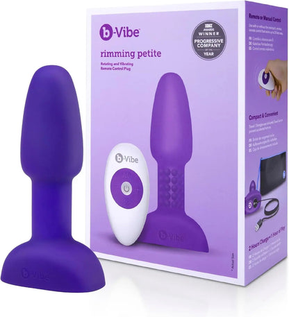 b-Vibe Petite Rimming Butt Plug Vibrating Anal Plug  Vibrating Anal Sex Toy