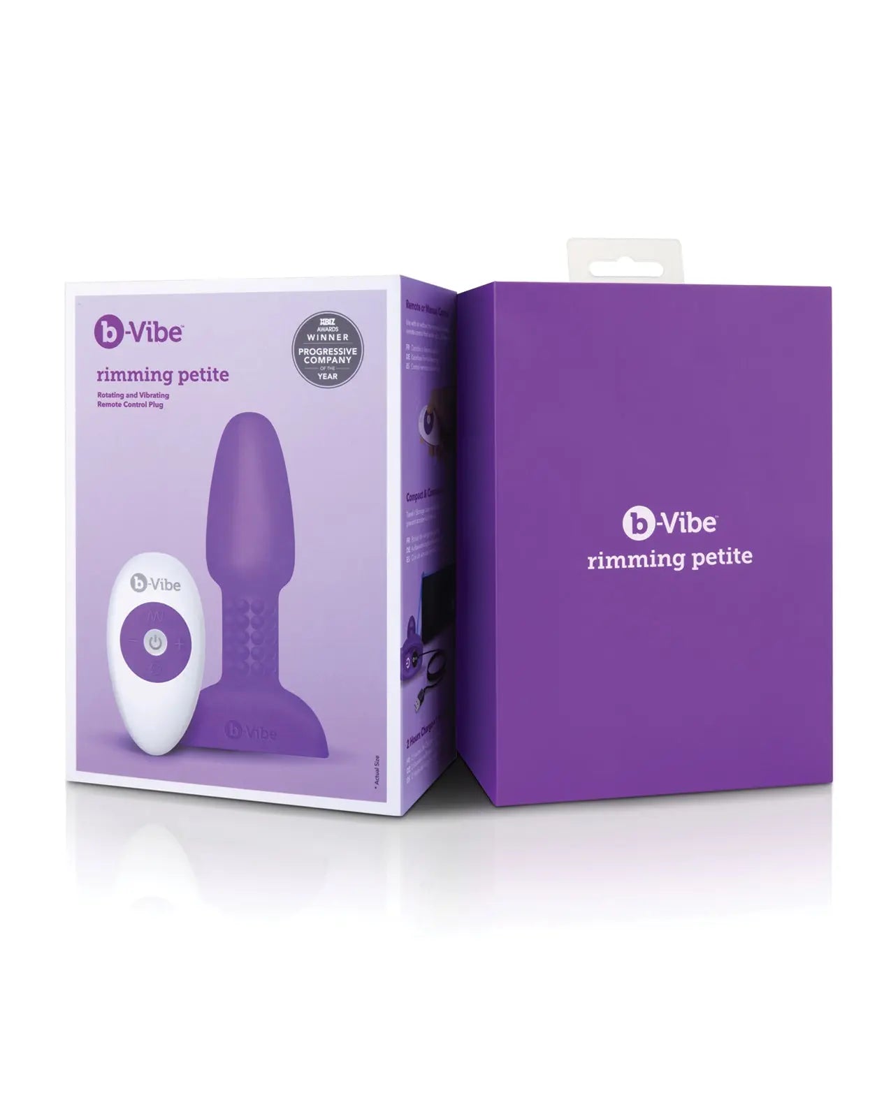b-Vibe Petite Rimming Butt Plug Vibrating Anal Plug  Vibrating Anal Sex Toy